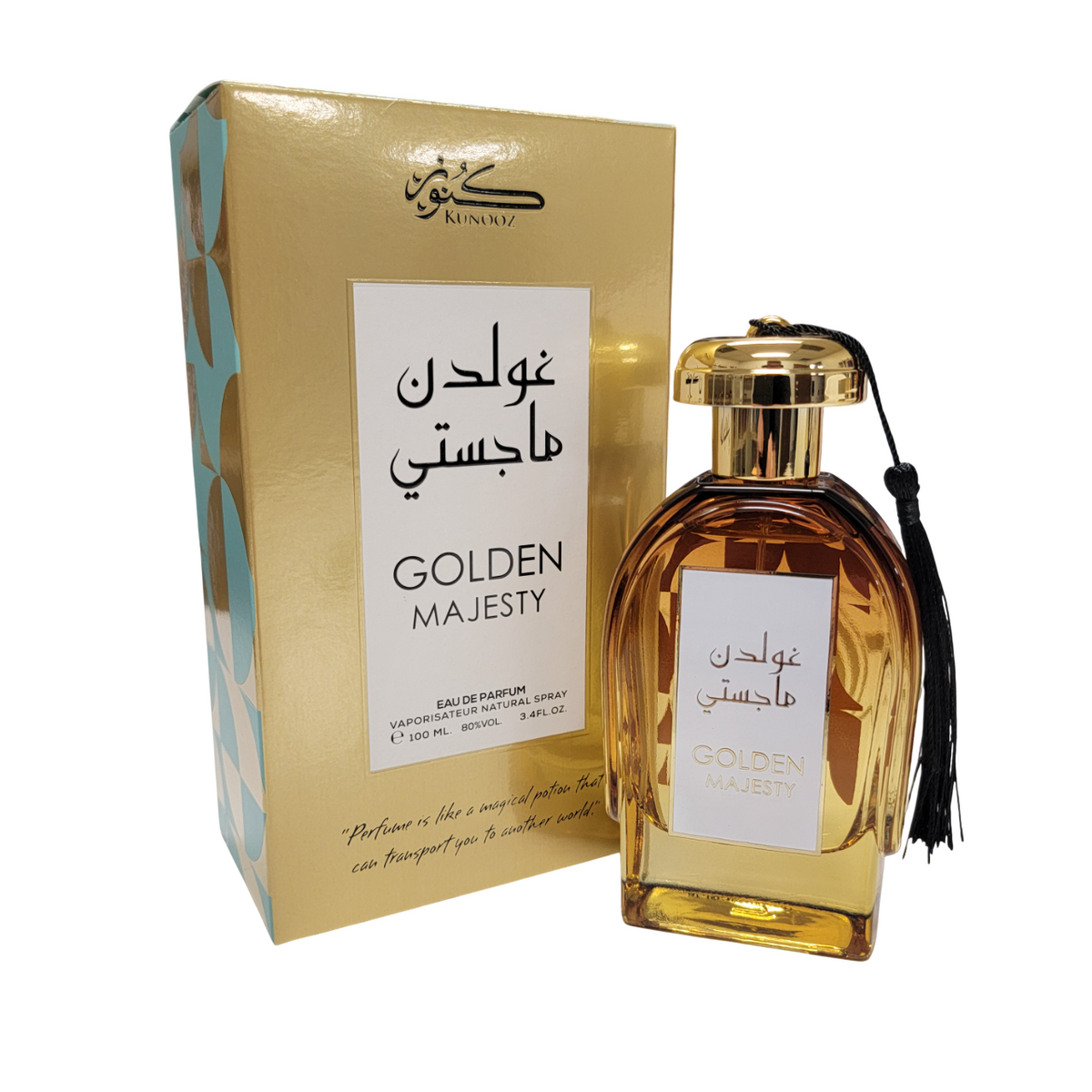 Golden Majesty Eau De Parfum By Kunooz Zoghbi Parfums 100ml 3.4 FL 