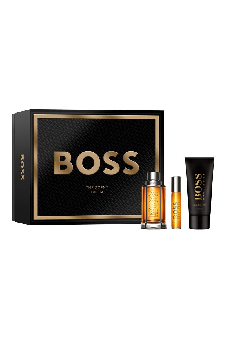 Hugo Boss The Scent for Men 3 piece Gift Set (3.3oz EDT, 0.33oz