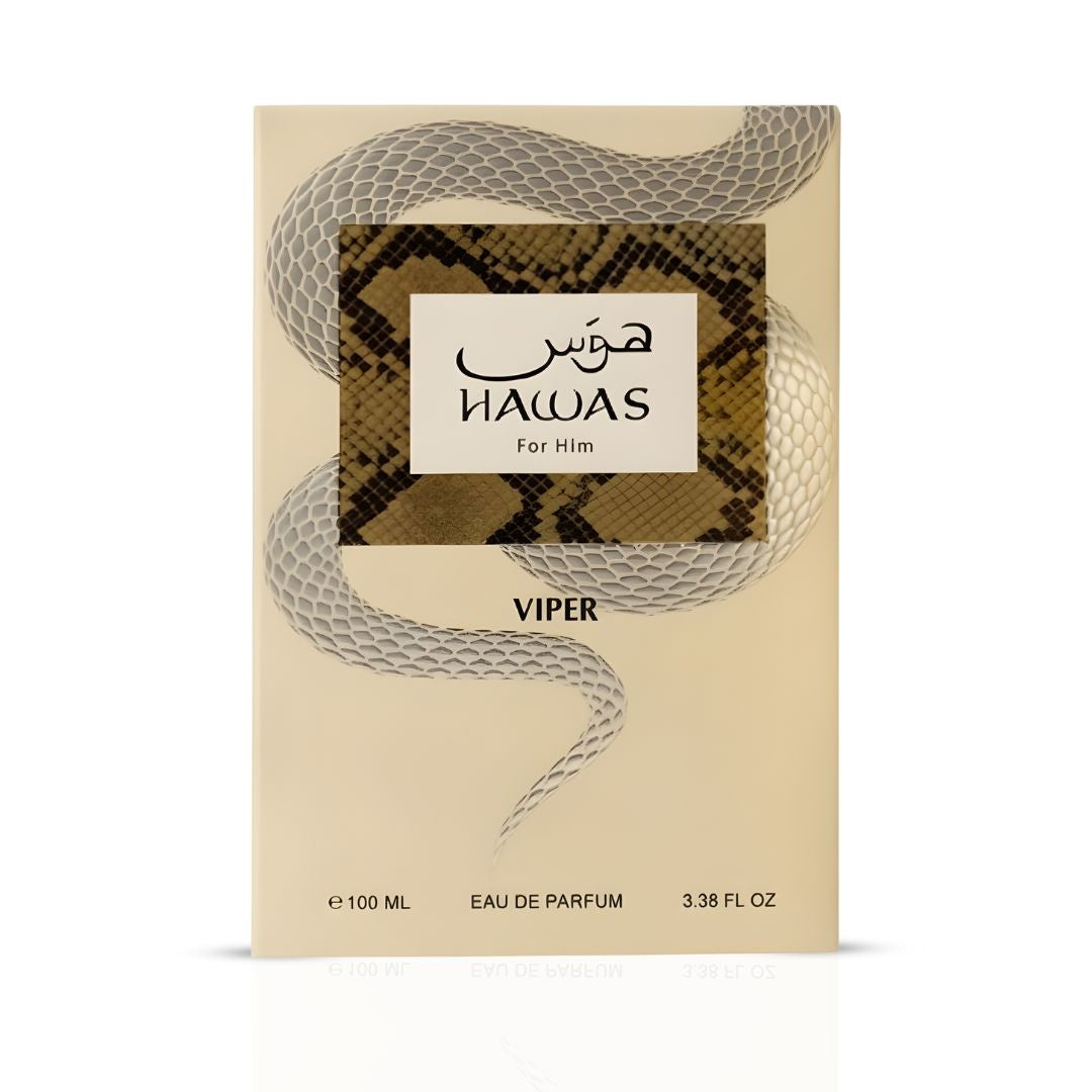 Hawas Viper Eau De Parfum for Men by Rasasi 100ml/3.38oz – Triple