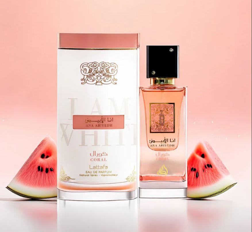 I Am White Ana Abiyedh Coral Eau De Parfum By Lattafa 60ml 2.04 FL