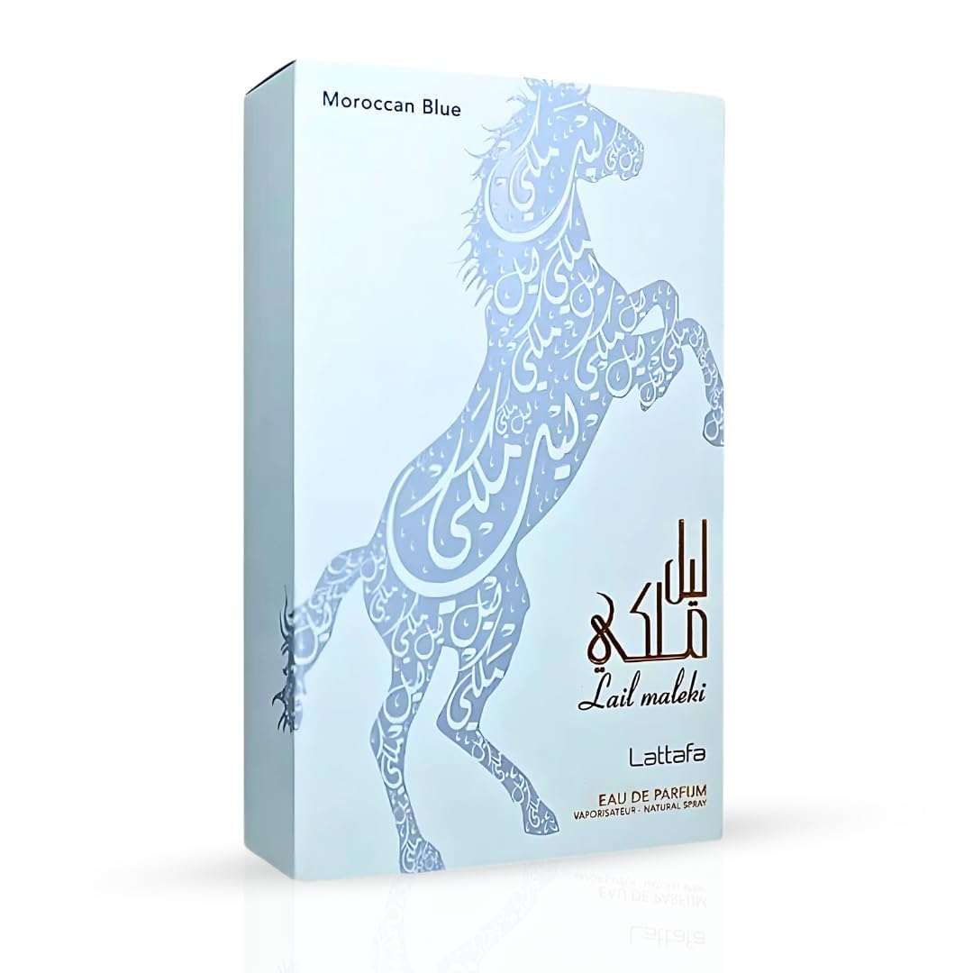 Lail Maleki Moroccan Blue Eau De Parfum By Lattafa 100ml 3.4 FL