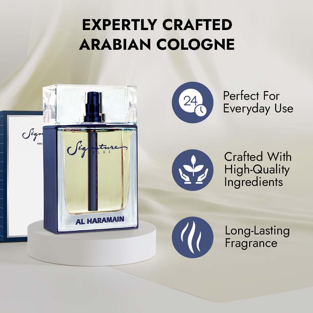 Eau De Toilette Al Haramain Signature Perfume Signature Blue Eau