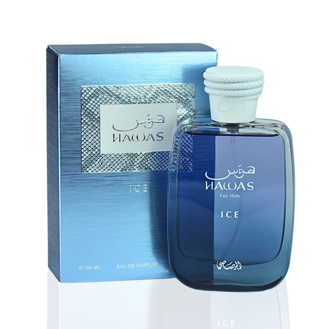 Hawas Ice 香水 爽やか甘い香り 長持ち 新品 Hawas ICE Eau De Parfum by Rasasi 100ml 3.38 FL OZ – Triple Traders