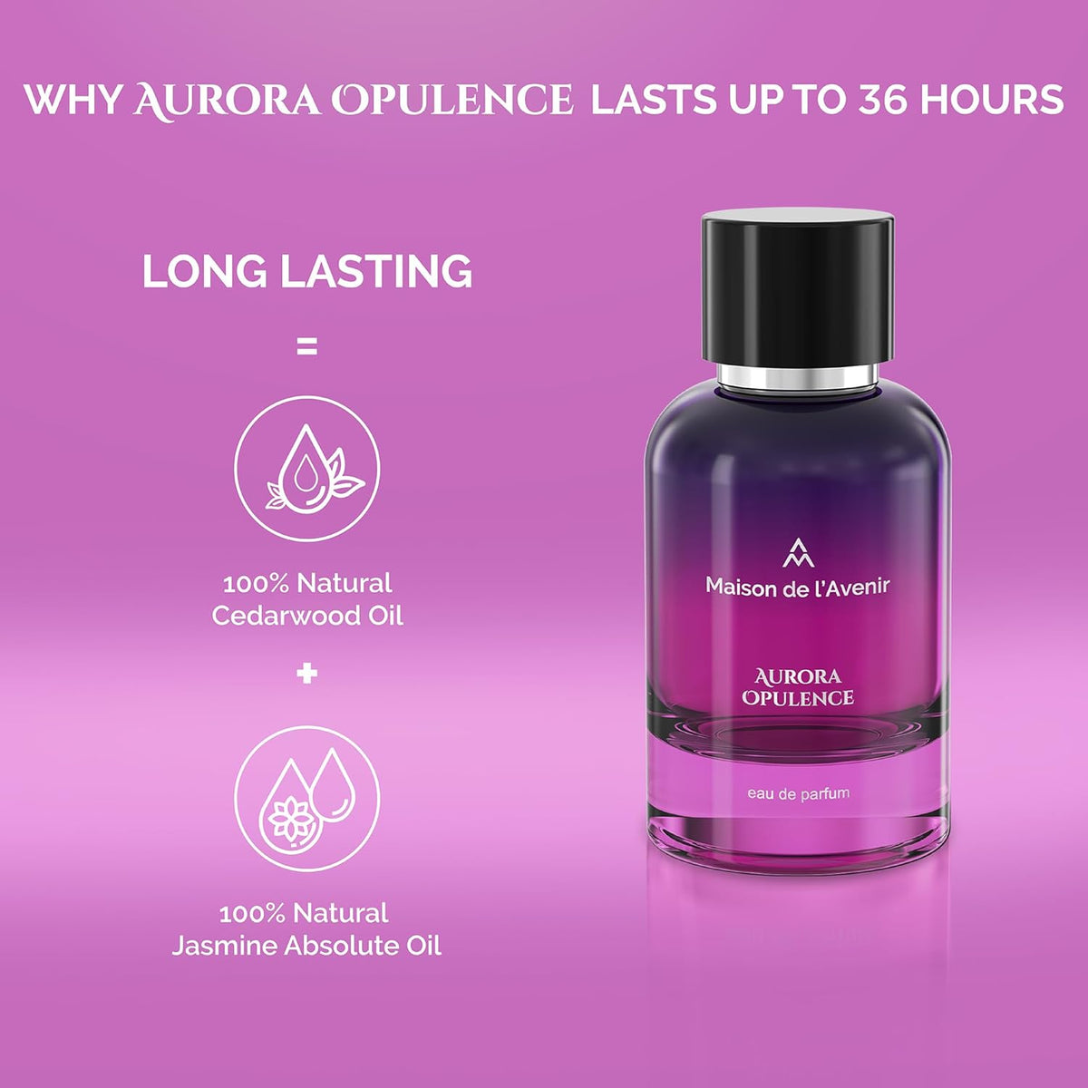 Aurora Opulence Eau De Parfum By Maison De L'Avenir 100 ML 3.4 FL