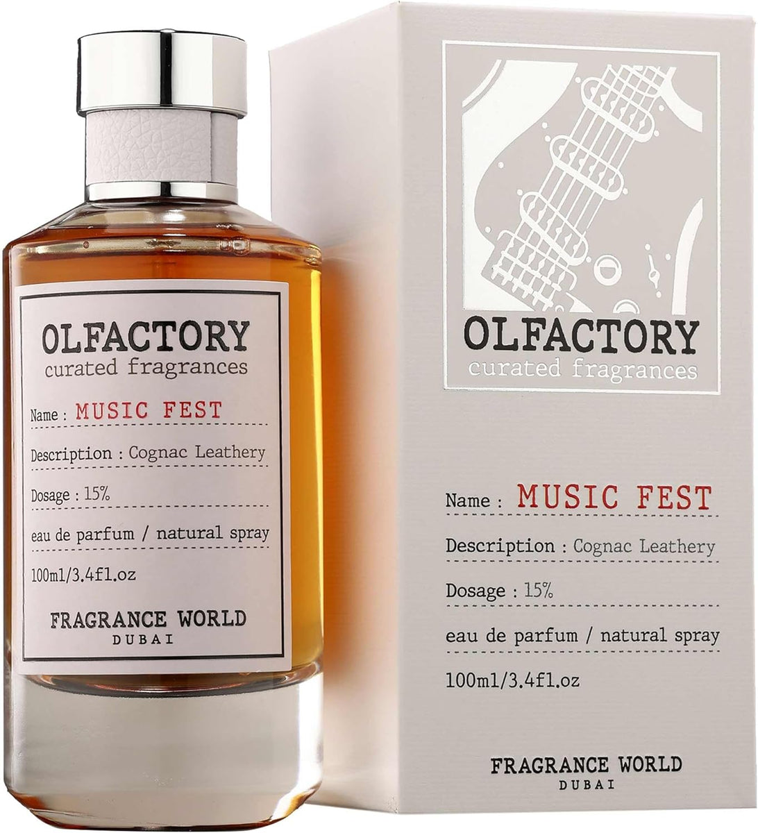 Olfactory Music Fest Fragrance World 100ml 3.4 FL OZ Curated