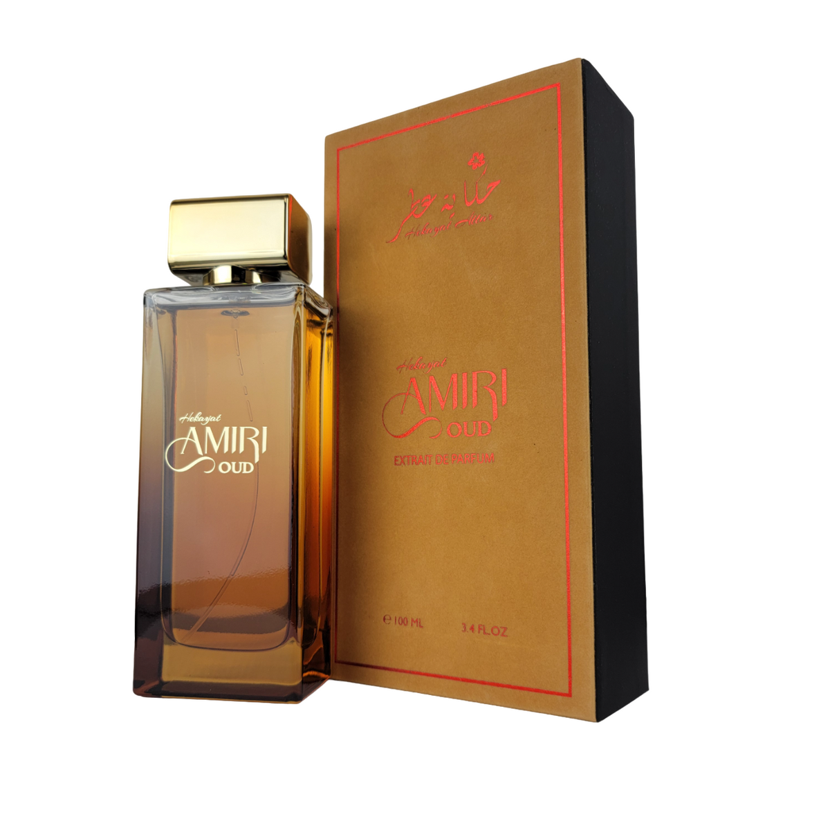 Amiri Oud Extrait De Parfum by Hekayat Attar 100ml 3.4 FL OZ Triple