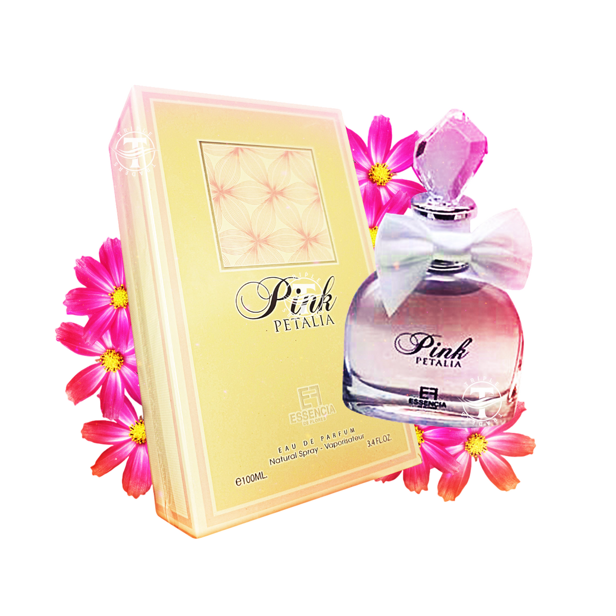 Pink Petalia - Essencia De Flores by Fragrance World 100ml 3.4 FL