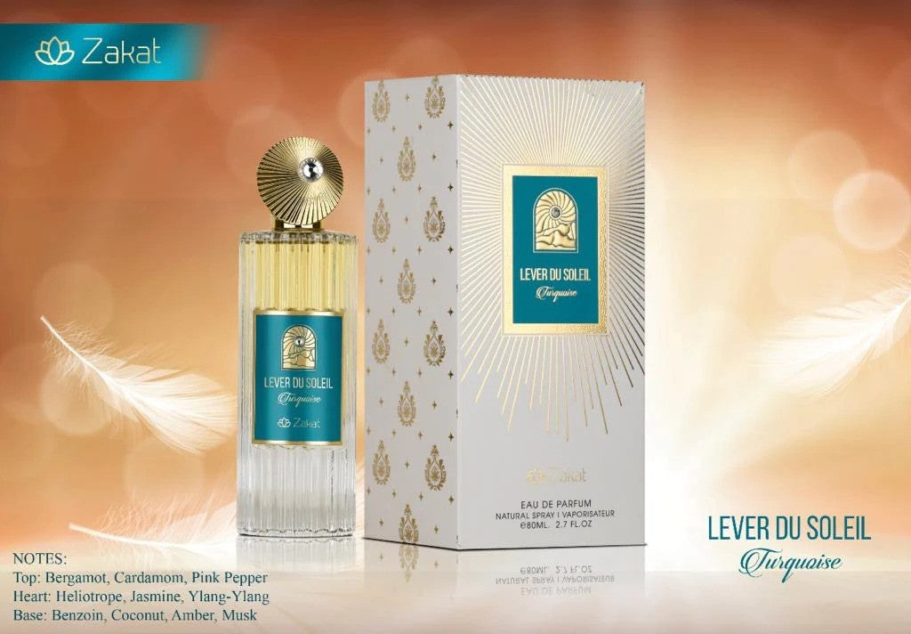 Lever Du Soleil Turquoise Zakat Eau De Parfum By Zoghbi Parfums