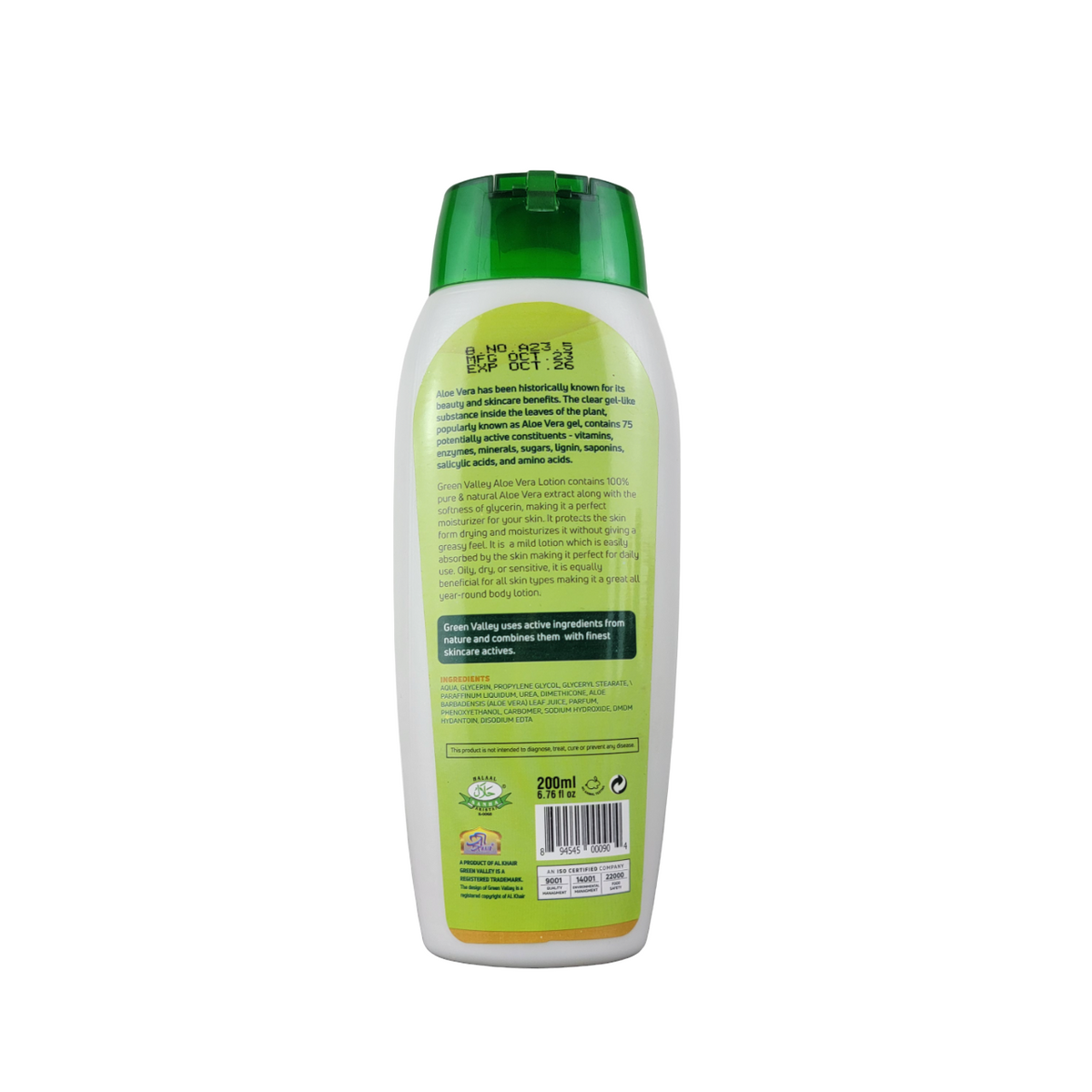 greendoor bodylotion aloe vera Aloe Vera Moisturizer Glycerin Body Lotion By Green Valley 200ml