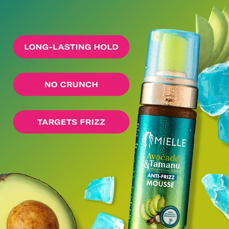 マッシュルーム リンクル Mielle Avocado & Tamanu Anti-Frizz Mousse 7.5oz – Triple Traders