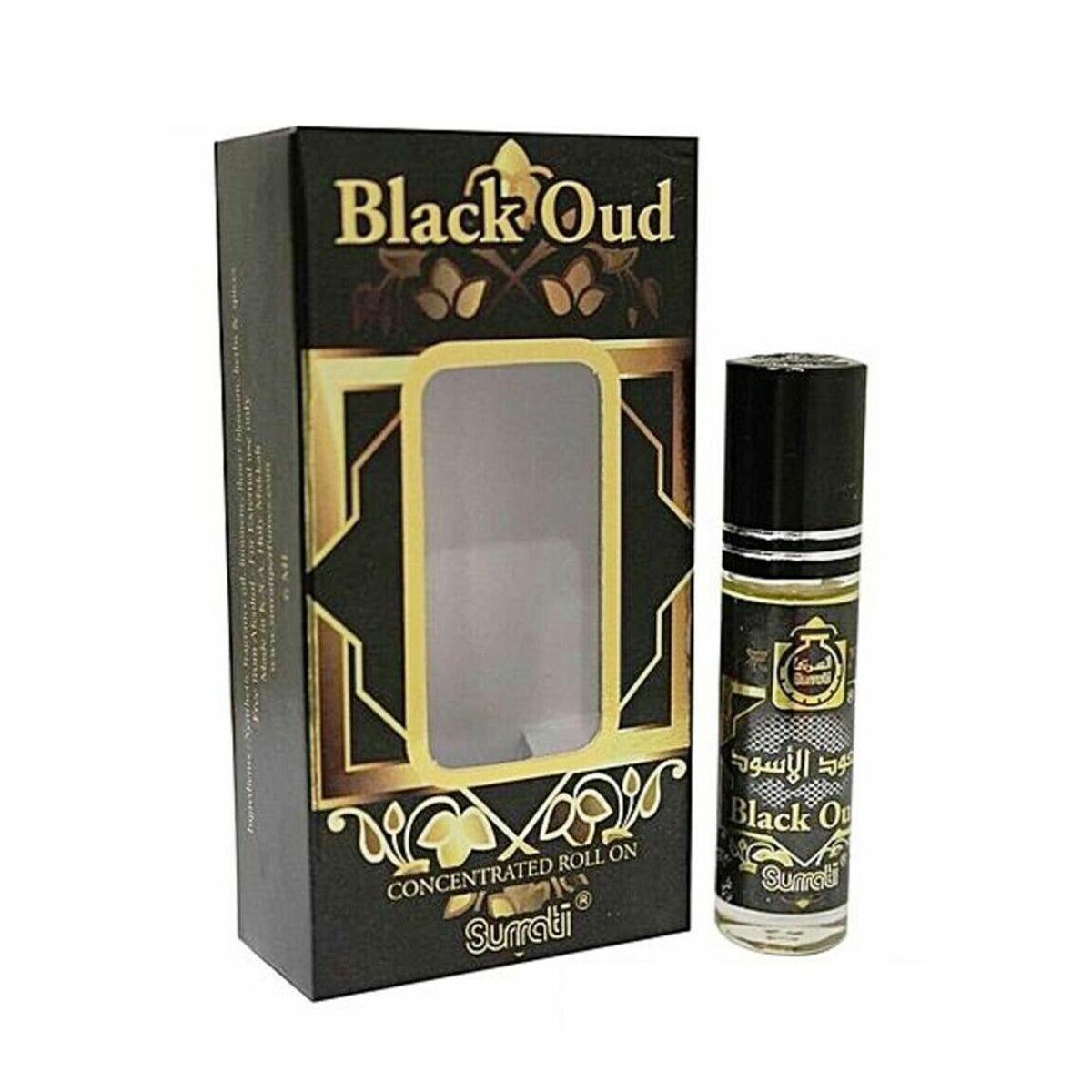 Black Oud 6ml Roll on Perfume Oil by Surrati