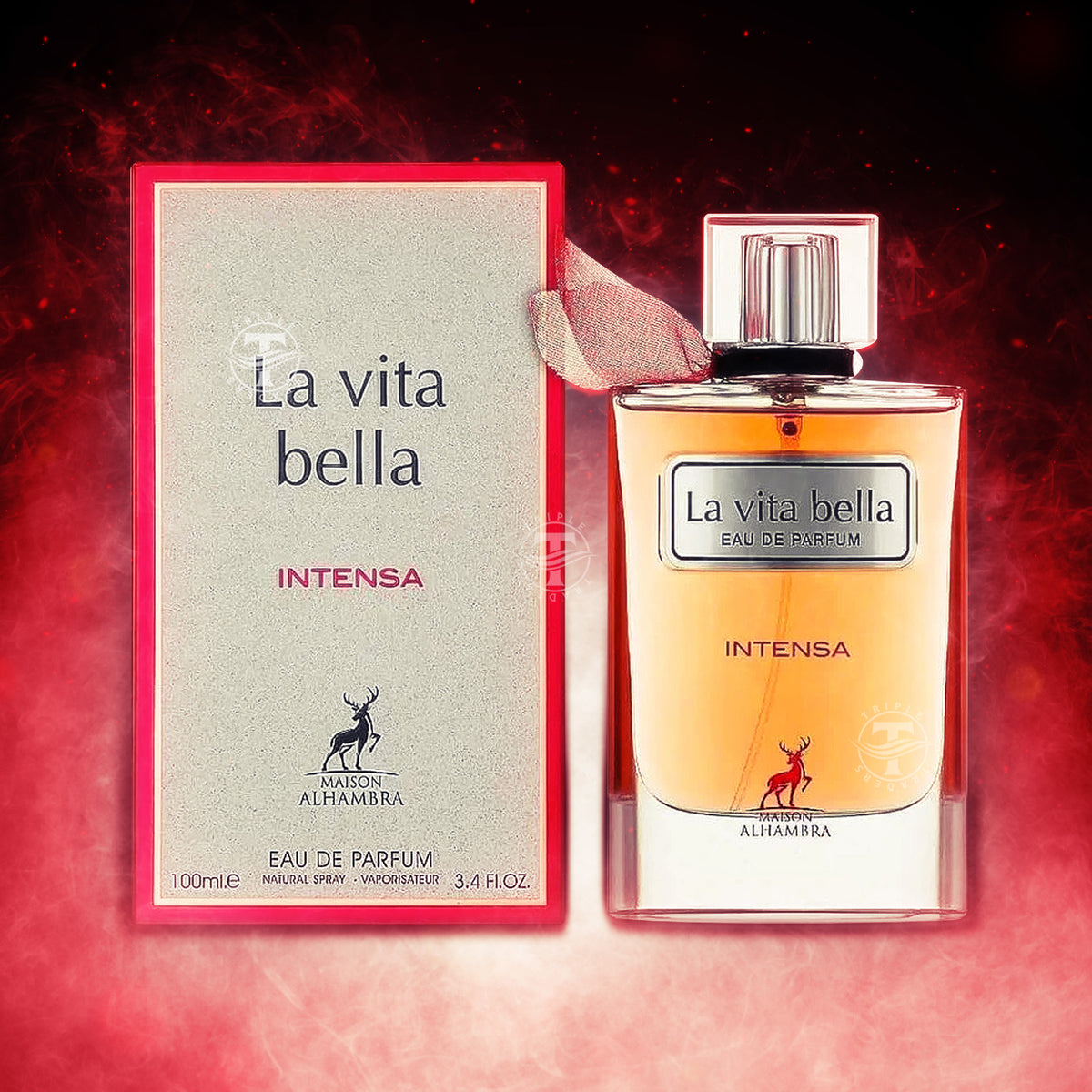 La Vita Bella Intensa Eau De Parfum by Maison Alhambra 100ml 3.4 FL OZ Triple Traders La Vita Bella Intensa Eau De Parfum by Maison Alhambra 100ml 3.4 FL OZ Triple Traders