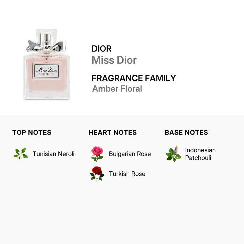 Miss Dior Eau De Toilette Spray 50ml/1.7oz – Triple Traders