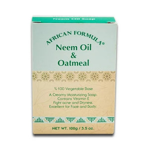 Neem Oil & Oatmeal Bar Soap 3.5 oz By African Formula Made In Jordan