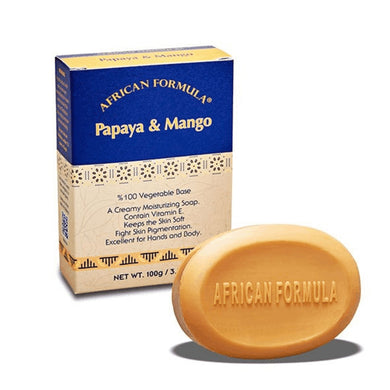 Papaya & Mango Bar Soap 3.5 oz By African Formula Made In Jordan