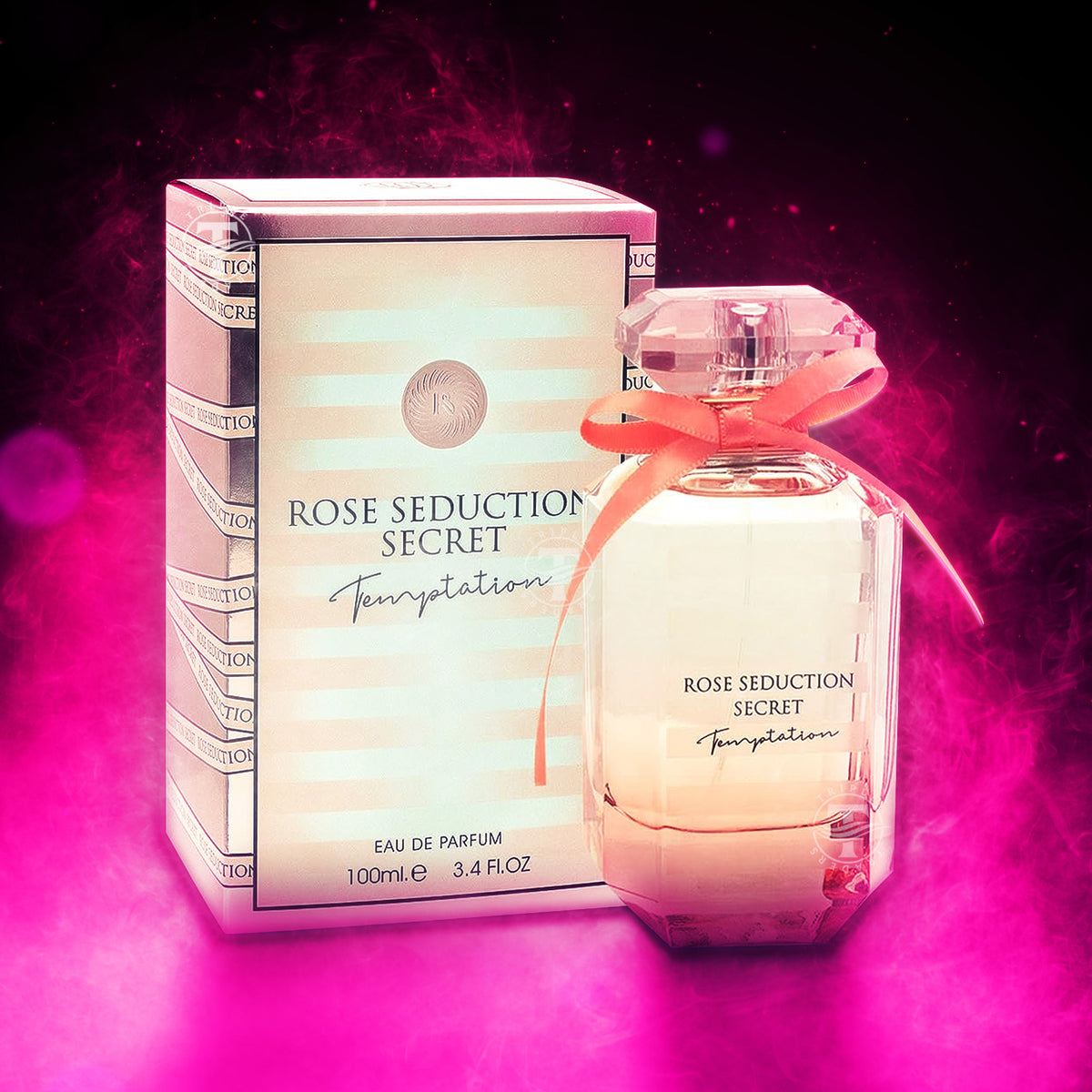 Rose Seduction Secret Temptation Eau De Parfum By Fragrance World 100ml 3.4  FL OZ
