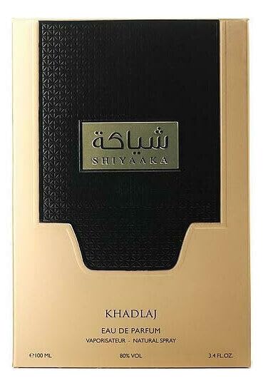 Shiyaaka Gold Eau De Parfum By Khadlaj 100ml 3.4 fl oz Oriental