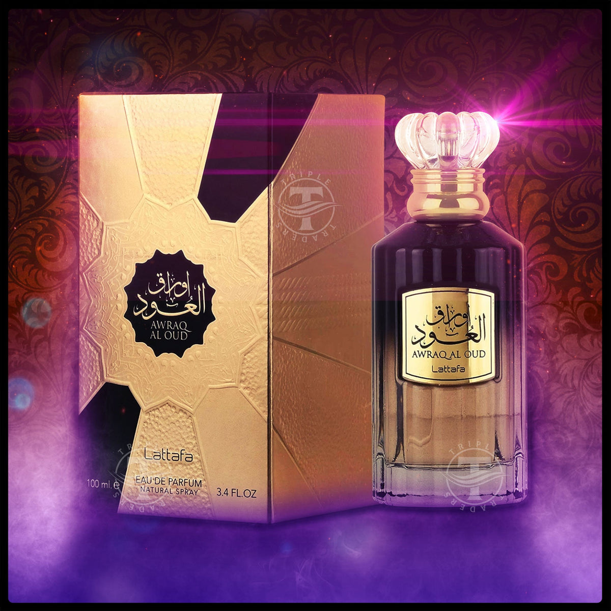 Lattafa Awraq Al Oud Eau de Parfum 3.4 oz