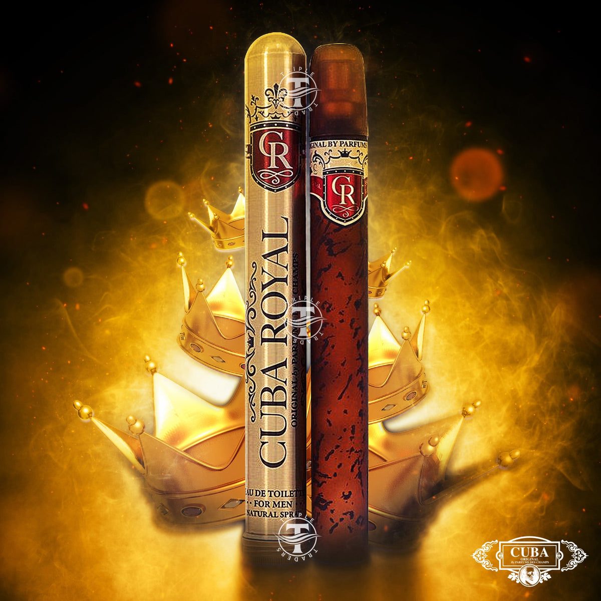 Cuba Royal For Men 35ml 1.17 Fl Oz Original By Parfums Des