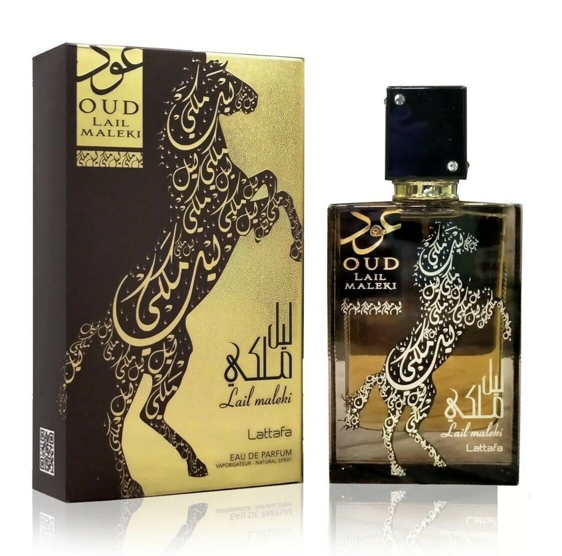 Oud Lail Maleki Oud Eau De Parfum By Lattafa 100ml 3.4 FL OZ