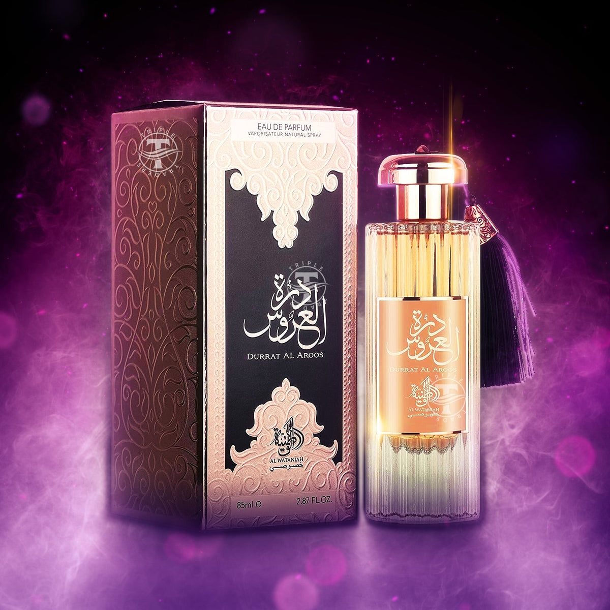 Durrat Al Aroos Eau De Parfum by Al Wataniah 85ml 2.8FL OZ Durrat Al Aroos Eau De Parfum by Al Wataniah 85ml 2.8FL OZ