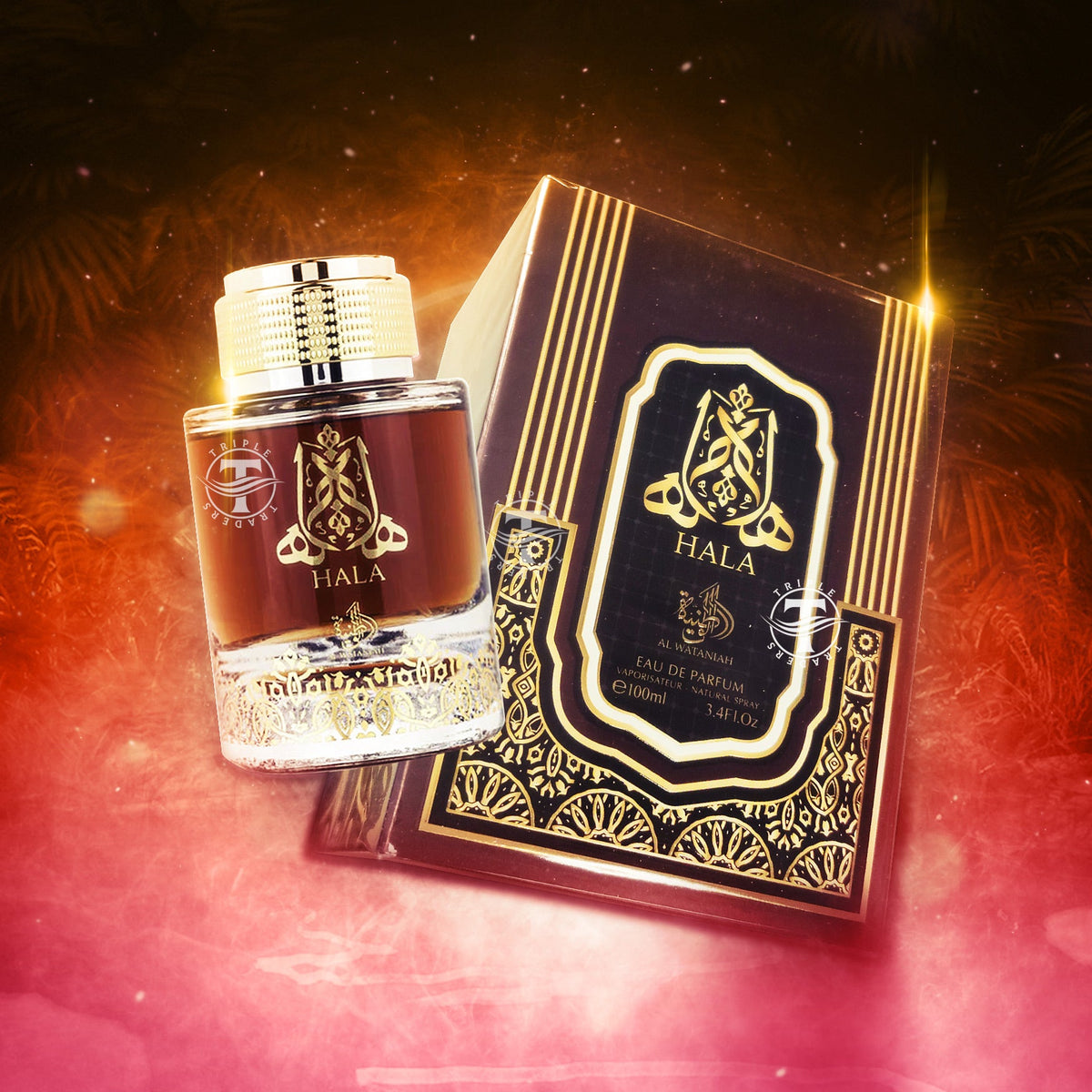 Hala Eau De Parfum By Al Wataniah 100ml 3.4 FL OZ Oriental Perfume – Triple  Traders