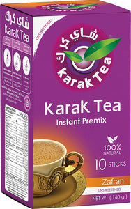 Unsweetened Karak Tea with Zafran Saffron 10 Packs