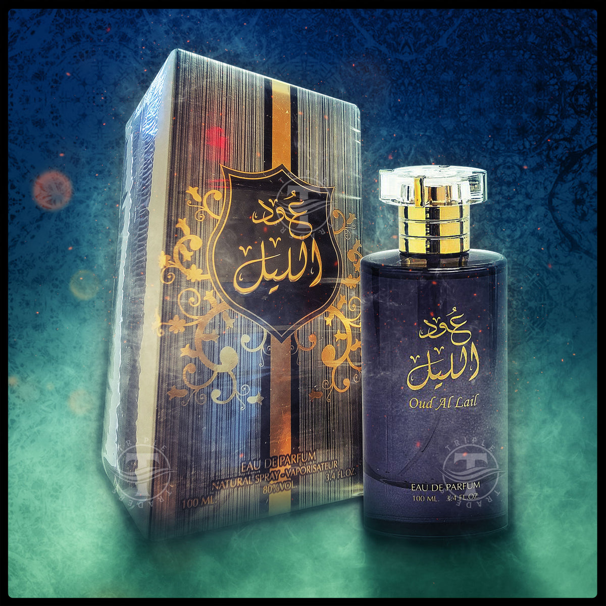 Oud Al Lail Eau De Parfum 100ml 3.4 FL OZ Ahlaam By Ard Al