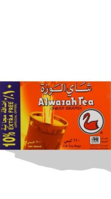 Alwazah 110 Tea Bags 100% Pure Ceylon