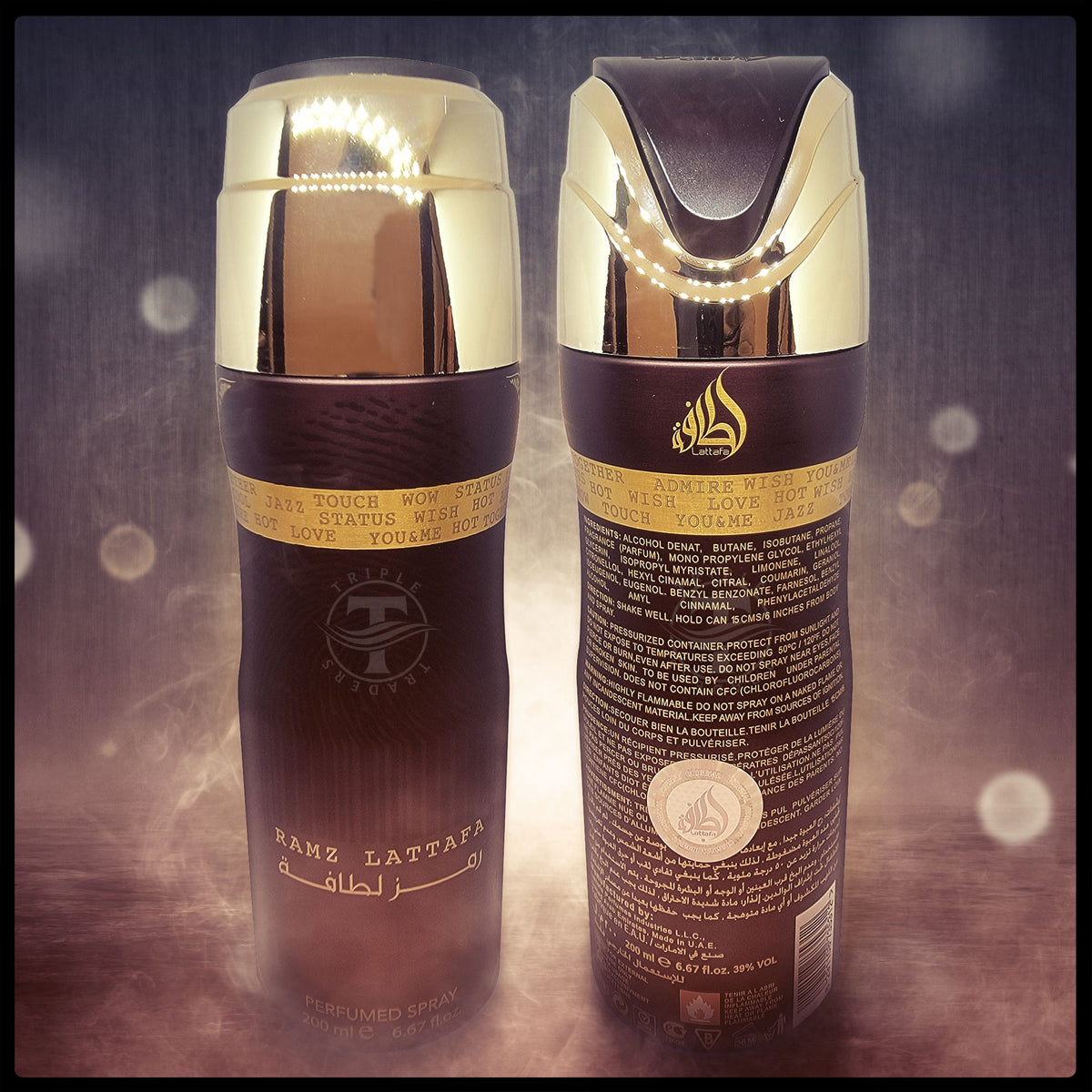Perfumed Body Spray By Lattafa 200ml 6.67 fl. Triple Traders