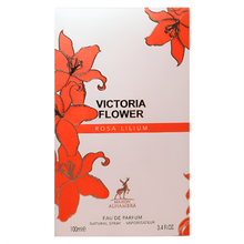 Victoria Flower Rosa Lilium Eau De Parfum Spray by Maison Alhambra 100ml/3.4oz