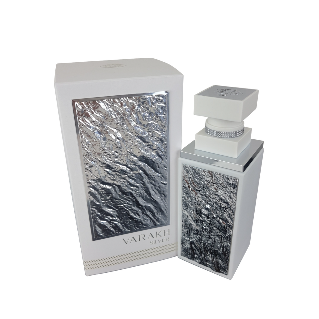 Varakh Silver Eau De Parfum by Fragrance World 100ml 3.4 FL OZ