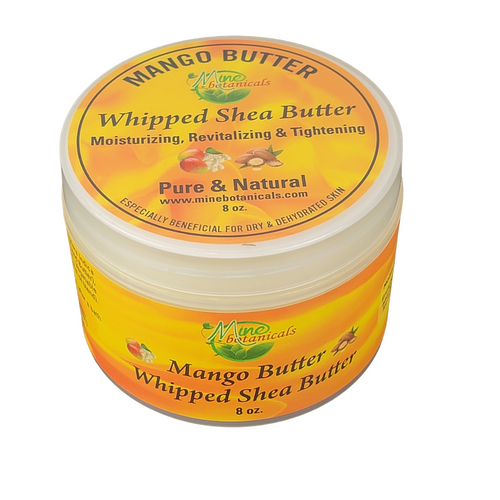 Mango Butter Whipped Shea Butter 8 oz By Mine Botanicals