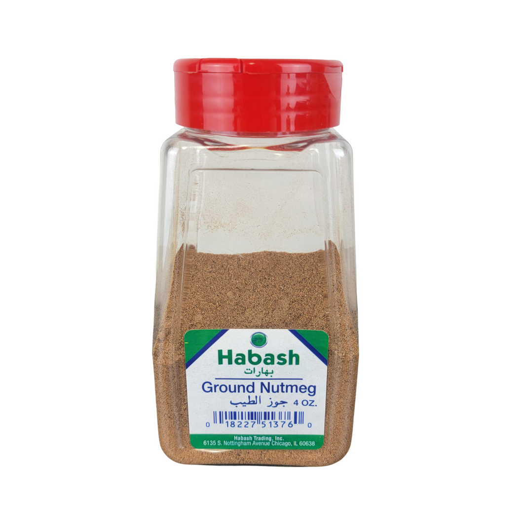 Ground Nutmeg 4oz By Habash Imported