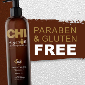 CHI Argan Oil With Moringa Oil Conditioner Sulfate & Paraben Free 25 fl oz (739ml)