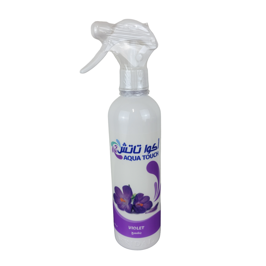 Fridal Violet Aqua Touch Air Freshener Long Lasting 460ml Made In Egypt