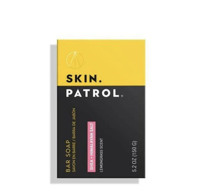 Skin Patrol Shea + Himalayan Salt Lemongrass Scent Bar Soap 5.2 Oz