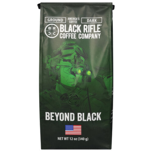 Beyond Black Dark Ground Coffee By Black  Rifle Coffee Company 12 oz (340g)