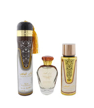 Turab Al Dhahab Collection 3-Piece Gift Set Eau De Parfum / Air Freshener / Mist By Ard Al Zaafaran