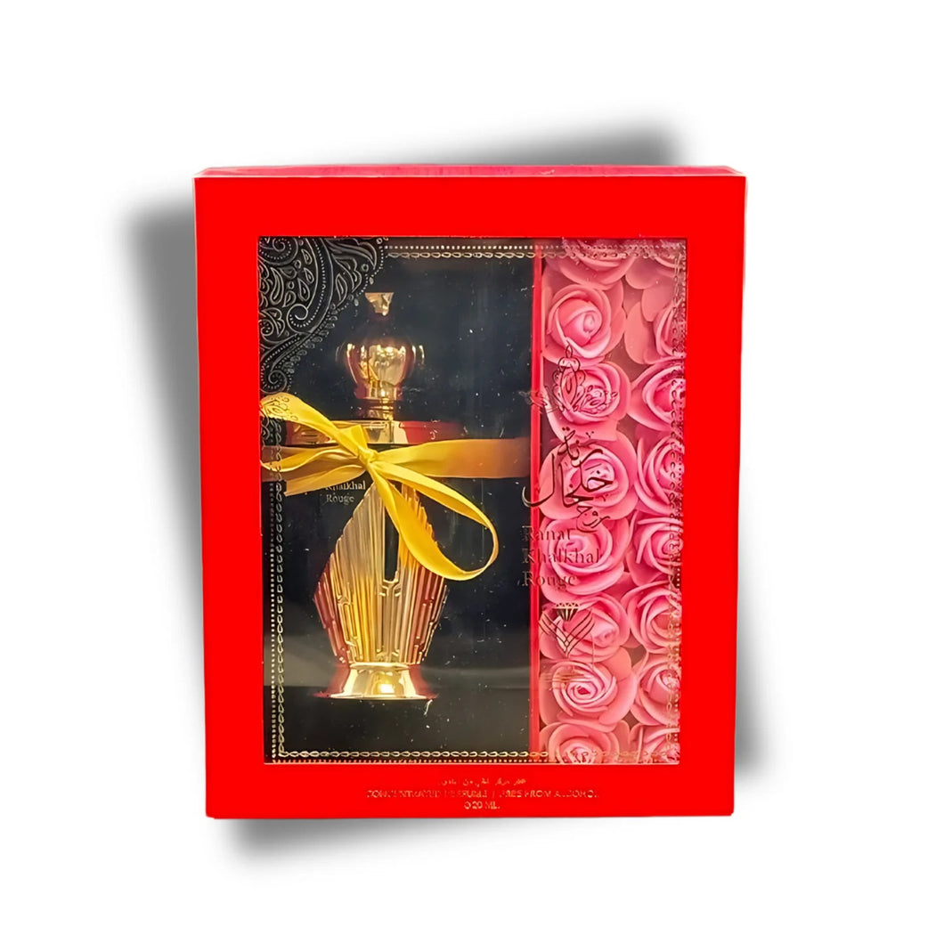 Ranat Khalkhal Rouge Concentrated Perfume By Almas Perfumes 20 ML Made In Saudi Arabia