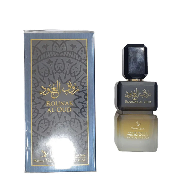 Rounak Al Oud Eau De Parfum By Sainte Valere Almas Perfumes 100 ML 3.4 FL OZ Made In Saudi Arabia