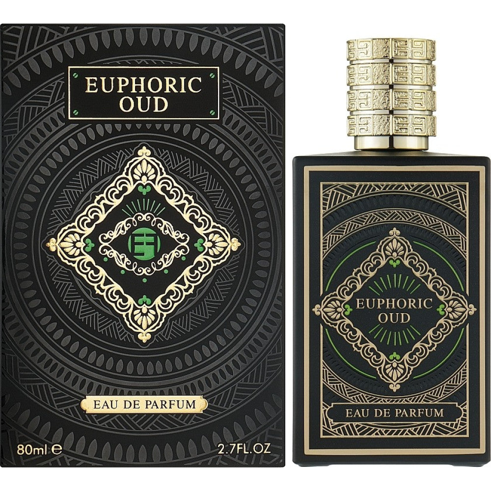 Euphoric Oud - Essencia De Flores by Fragrance World 80ml 2.7 FL OZ Eau De Parfum