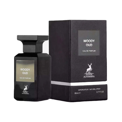 Woody Oud Eau De Parfum Oriental Perfum By Maison Alhambra 2.7 FL OZ 80 ML