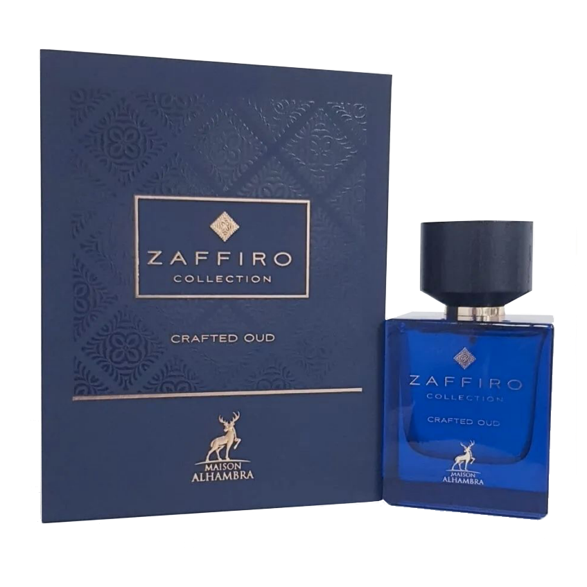 Crafted Oud Zaffiro Collection By Maison Alhambra 100 ml 3.4 FL. Oz