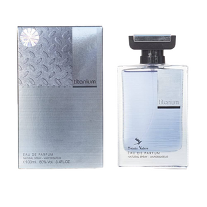 Titanium Pour Homme Eau De Parfum By Jean Antoine Almas Perfumes 100 ML 3.4 FL OZ Made In Saudi Arabia