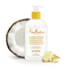 Shea Moisture Coconut Custard Make It Last Wash N' Go Conditioner 13oz