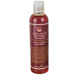 Aches & Pain Bath, Body & Massage Oil 8 oz By Mine Botanicals