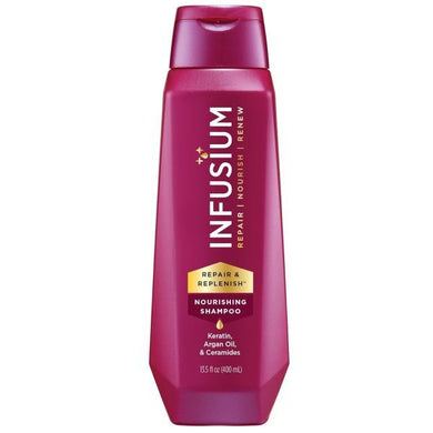 Infusium Repair & Replenish Nourishing Shampoo Keratin, Argan Oil & Ceramides 13.5 fl oz (400 ml)