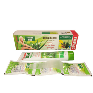 Magic Clean Perfumed Hair Removing Cream With Almond, Aloe & Silicon Oil For Normal & Sensitive Skin