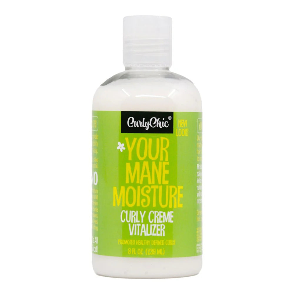 CurlyChic Your Mane Moisture Curly Creme Vitalizer 8 fl oz 239 ml